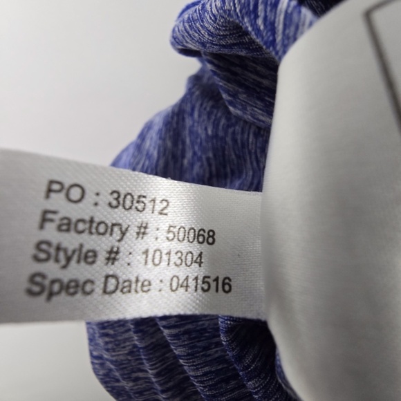 Kansas University KU Jayhawks Men's XXL Quarter Zip Performance Pullover Blue - Picture 5 of 7